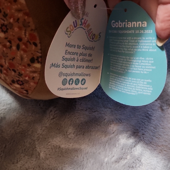 Squishmallows Gobrianna Turkey Plush - Brown, Orange & Yellow - Picture 2 of 4